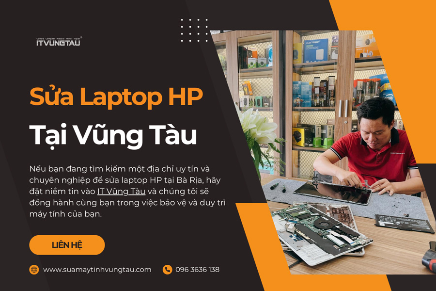 Địa chỉ sửa laptop HP tại Vũng Tàu uy tín chuyên nghiệp